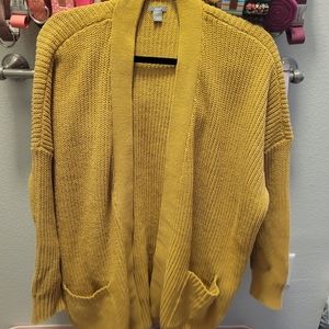 LAST CHANCE Aerie Mustard Cardigan